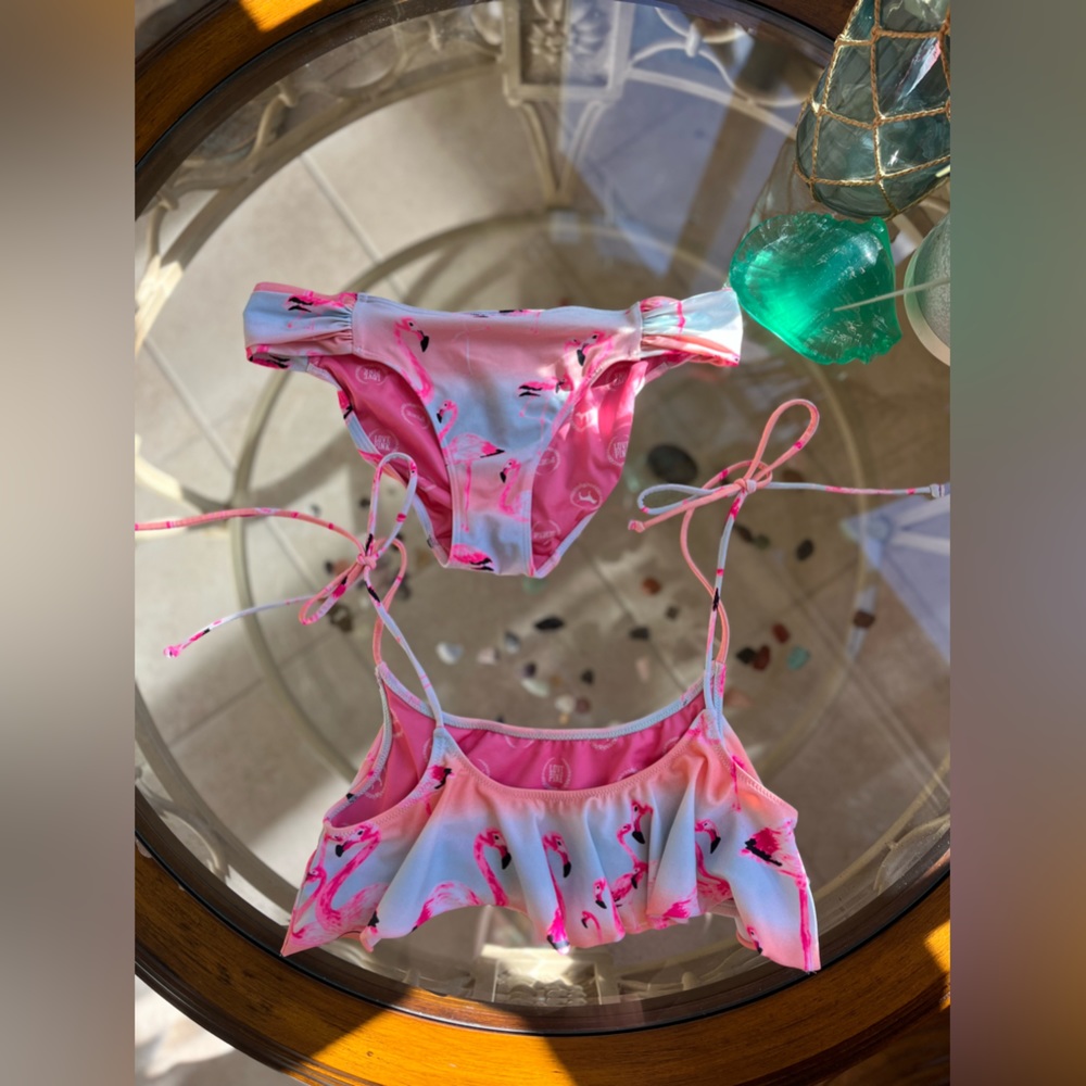🌸 PINK 🌸- Flamingo Pink/Blue Ombré Bikini (2pcs)- Womens -Small - Picture 5 of 6